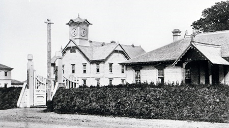 Photo: Campus in the early Meiji era
