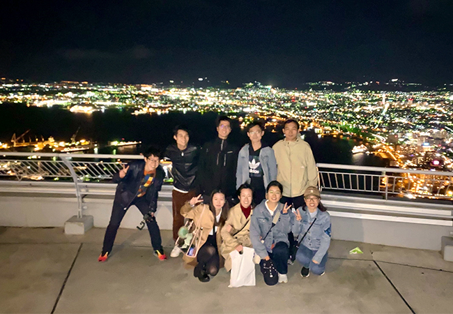 Pic： Hakodate tour for students in Misawa lab.