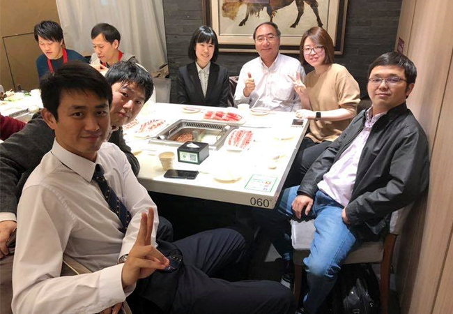 Pic：Celebration party hold by Misawa sensei.