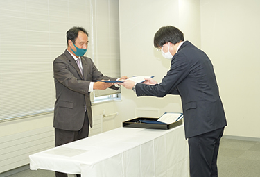 学位授与の様子２