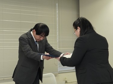 学位授与の様子２