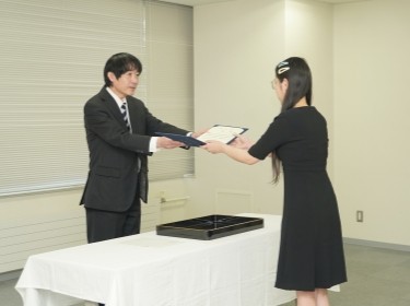 学位授与の様子２